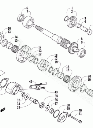 SECONDARY TRANSMISSION ASSEMBLY