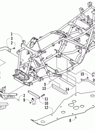 FRAME AND RELATED PARTS