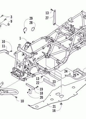 FRAME AND RELATED PARTS