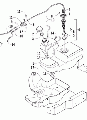 GAS TANK ASSEMBLY