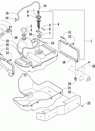 GAS TANK ASSEMBLY