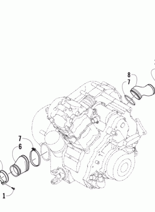 CASE / BELT COOLING ASSEMBLY