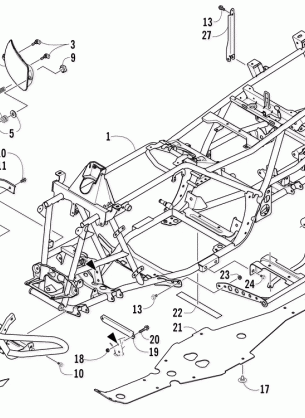 FRAME AND RELATED PARTS