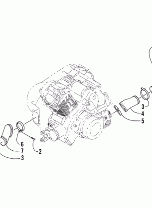 CASE / BELT COOLING ASSEMBLY