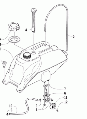 GAS TANK ASSEMBLY