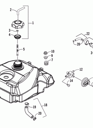 GAS TANK ASSEMBLY