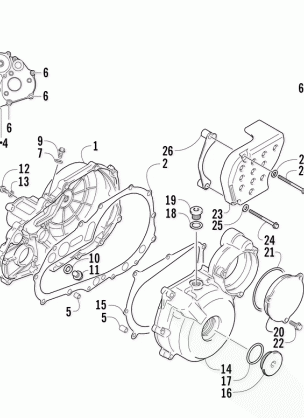 CRANKCASE COVER ASSEMBLY