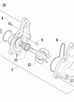 WATER PUMP ASSEMBLY