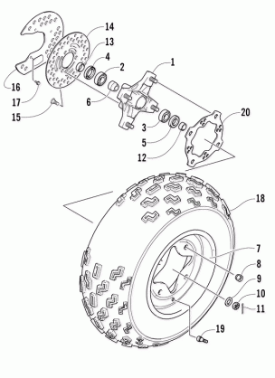 FRONT WHEEL ASSEMBLY