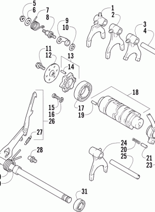 GEAR SHIFTING ASSEMBLY