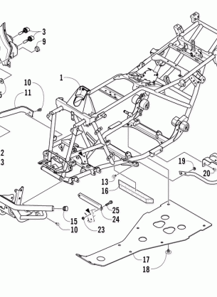 FRAME AND RELATED PARTS