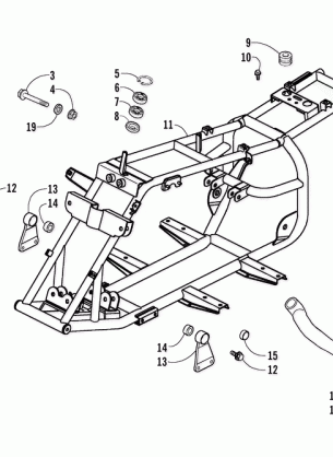 FRAME AND RELATED PARTS ASSEMBLY