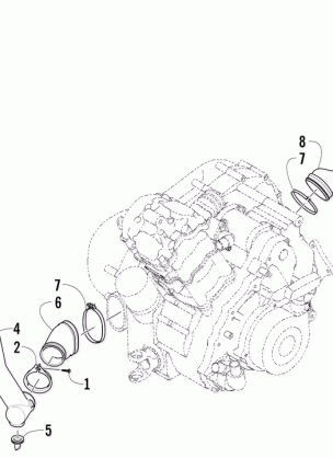 CASE / BELT COOLING ASSEMBLY