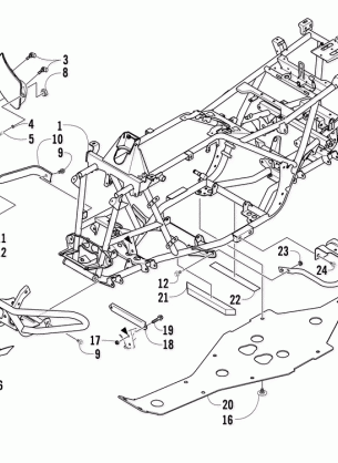 FRAME AND RELATED PARTS