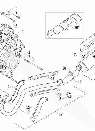 ENGINE AND EXHAUST