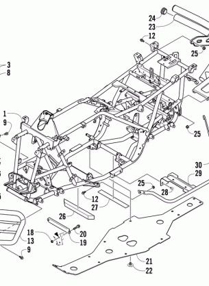 FRAME AND RELATED PARTS