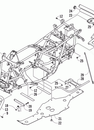 FRAME AND RELATED PARTS