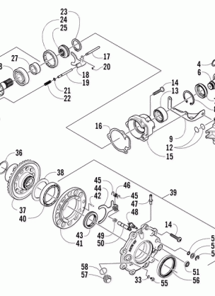 FRONT DRIVE GEARCASE ASSEMBLY