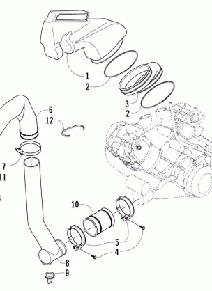 CASE / BELT COOLING ASSEMBLY