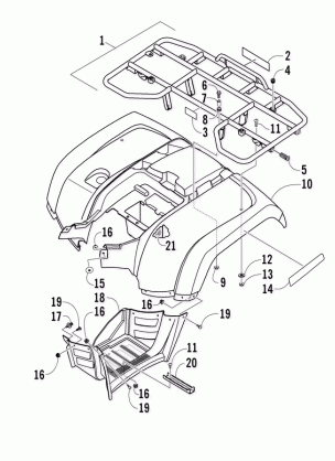 REAR BODY PANEL ASSEMBLY