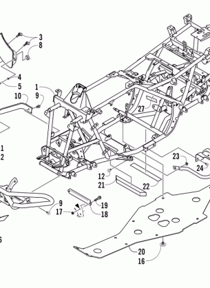 FRAME AND RELATED PARTS