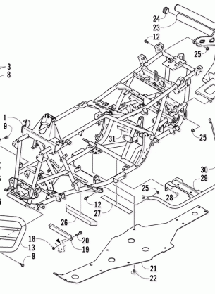 FRAME AND RELATED PARTS