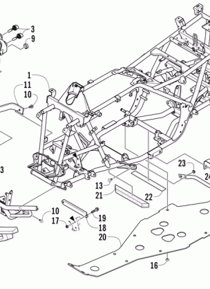 FRAME AND RELATED PARTS