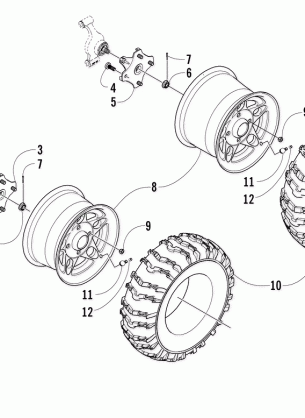 WHEEL AND TIRE ASSEMBLY