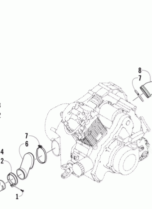 CASE / BELT COOLING ASSEMBLY