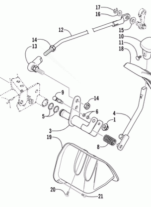 REVERSE SHIFT LEVER ASSEMBLY