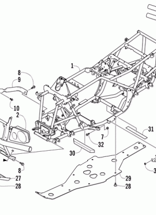 FRAME AND RELATED PARTS