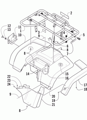 REAR BODY PANEL ASSEMBLY