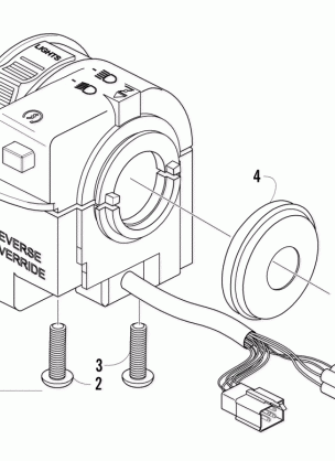 CONTROL SWITCH HOUSING ASSEMBLY