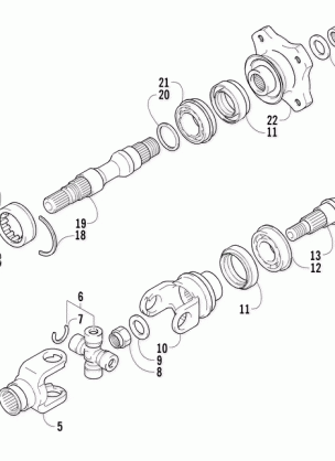 SECONDARY DRIVE ASSEMBLY