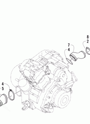 CASE / BELT COOLING ASSEMBLY