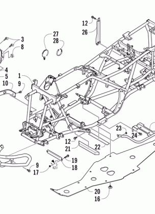 FRAME AND RELATED PARTS