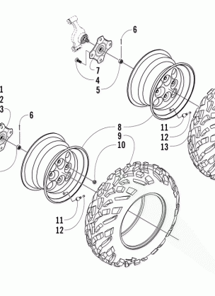 WHEEL AND TIRE ASSEMBLY