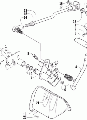 REVERSE SHIFT LEVER ASSEMBLY