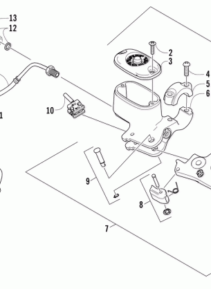 HYDRAULIC HAND BRAKE ASSEMBLY