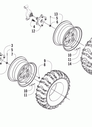 WHEEL AND TIRE ASSEMBLY