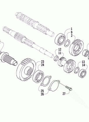 SECONDARY TRANSMISSION ASSEMBLY