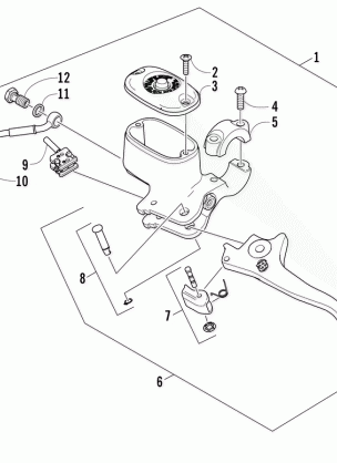 HYDRAULIC HAND BRAKE ASSEMBLY