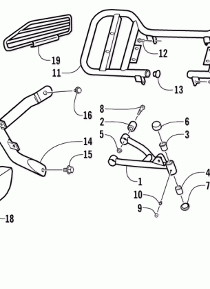 A-ARM FLOOR PANEL AND BUMPER ASSEMBLY