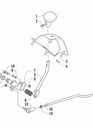 REVERSE SHIFT LEVER ASSEMBLY