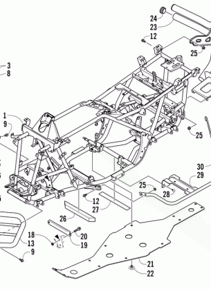 FRAME AND RELATED PARTS