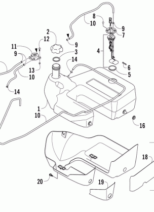 GAS TANK ASSEMBLY