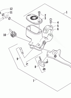 HYDRAULIC HAND BRAKE ASSEMBLY