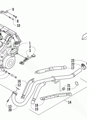 ENGINE AND EXHAUST