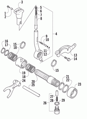 HI / LO SHIFTER ASSEMBLY