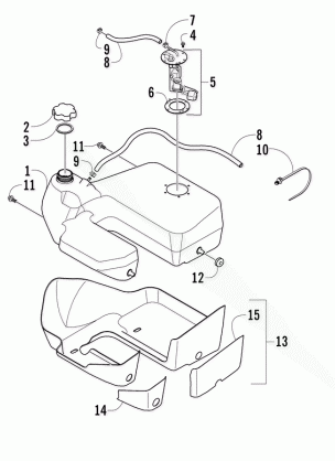 GAS TANK ASSEMBLY